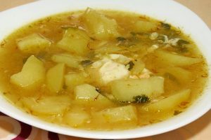 receta de sopa de papa