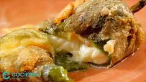receta de chiles poblanos rellenos de camaron