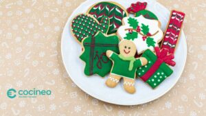 Receta de galletas de mantequilla navideñas