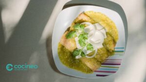 Receta de enchiladas verdes oaxaqueñas