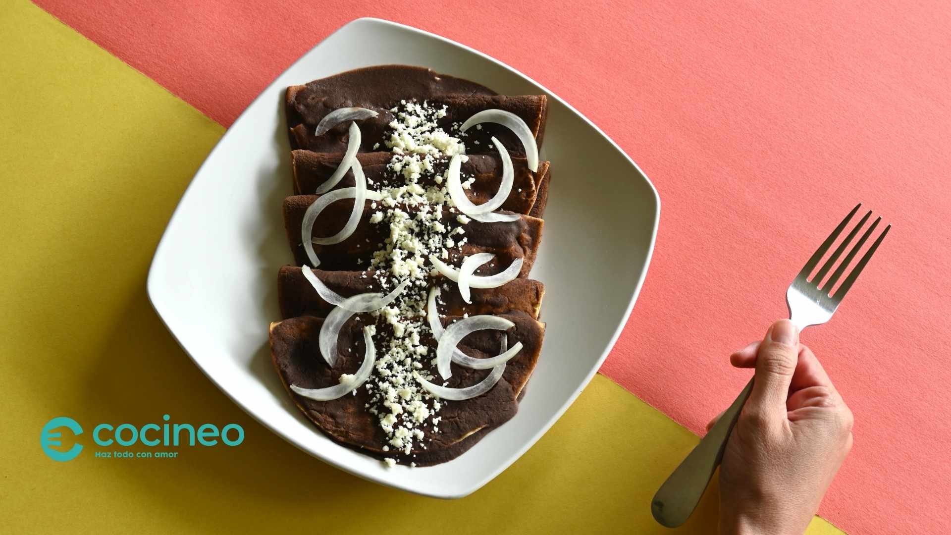 Receta de enfrijoladas oaxaqueñas